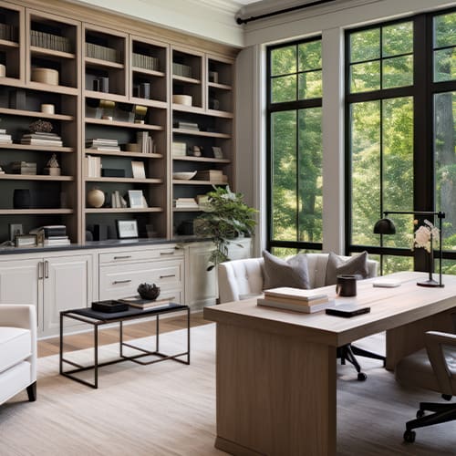 Custom Cabinetry for Home Offices