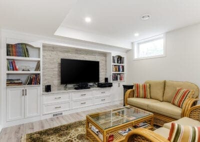finish basement ottawa - living room